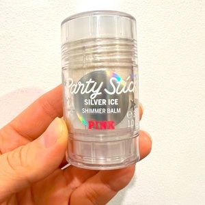 Pink Party Stick, Silver Ice, Shimmer Balm